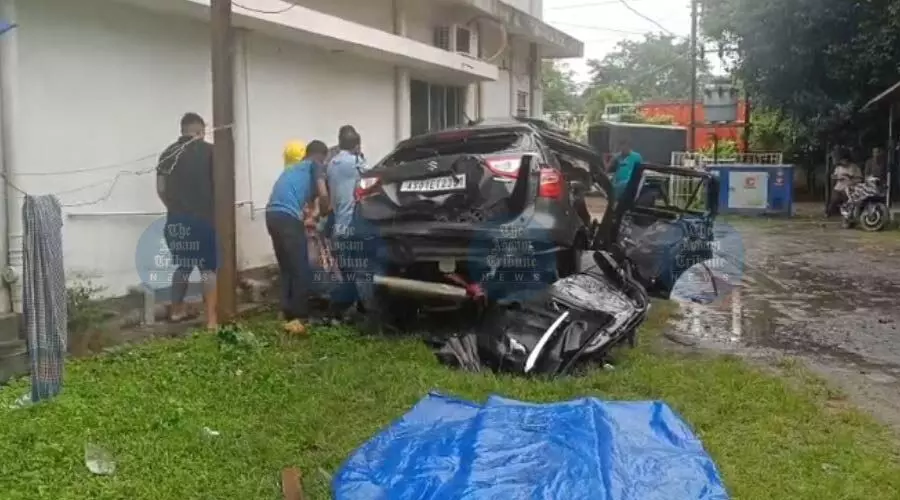 Retired Vice Principal of Raha College, wife killed in Khetri crash, daughter critical