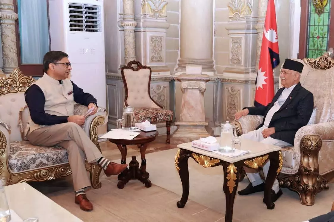 Foreign Secy Misri in Kathmandu, holds talks with Nepal PM to boost bilateral ties Foreign Secy Misri in Kathmandu, holds talks with Nepal PM to boost bilateral ties