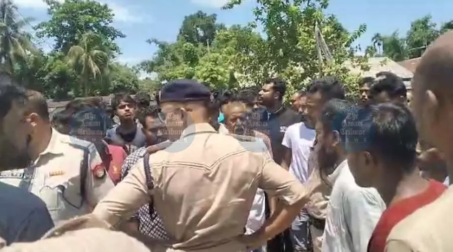 Angry Nagaon villagers vandalise suspected drug users’ homes, blame police inaction