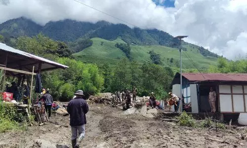 Midnight cloudburst batters Arunachal’s Angrim, roads cut off, tourists stranded