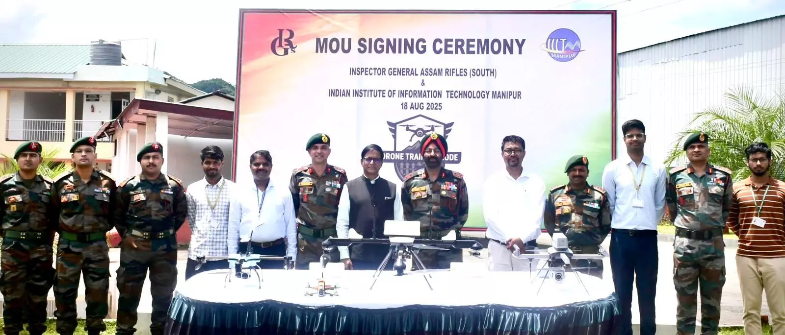 Assam Rifles, IIIT Manipur ink pact to boost drone power in border security