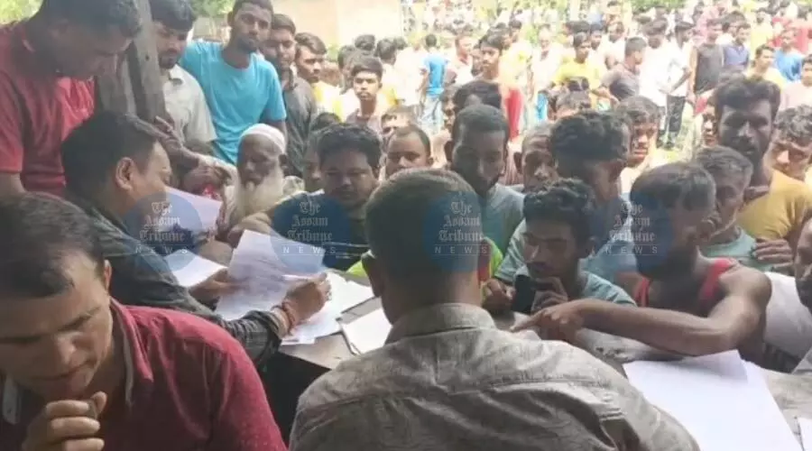 After Japoriguri, fresh eviction notices served to 433 families in Biswanaths Baghamari