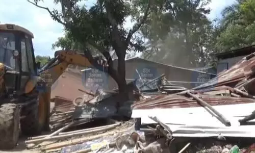 Eviction drive in Hojai turns violent; police constable injured in stone-pelting