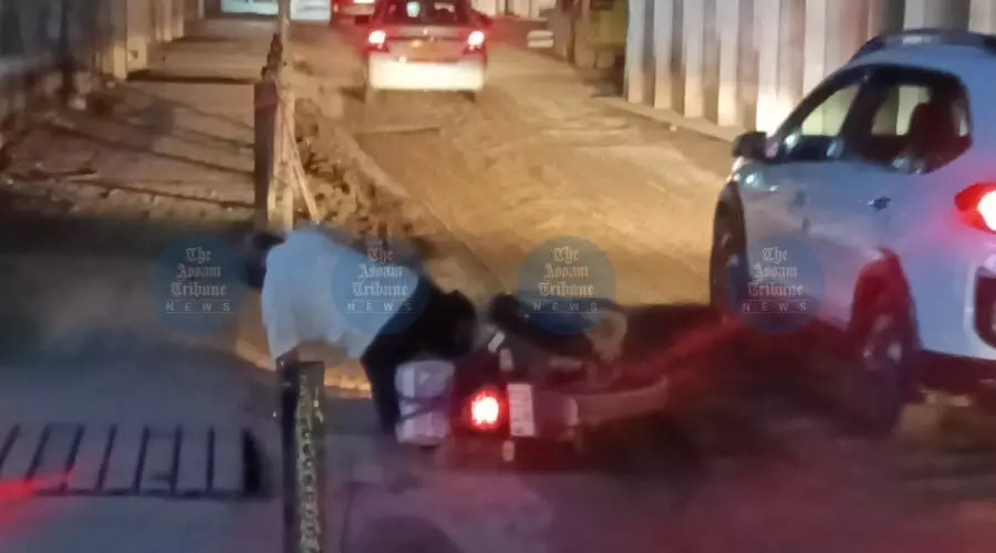 Pothole-ridden MRD Road turns accident-prone, nearly 20 mishaps in a day