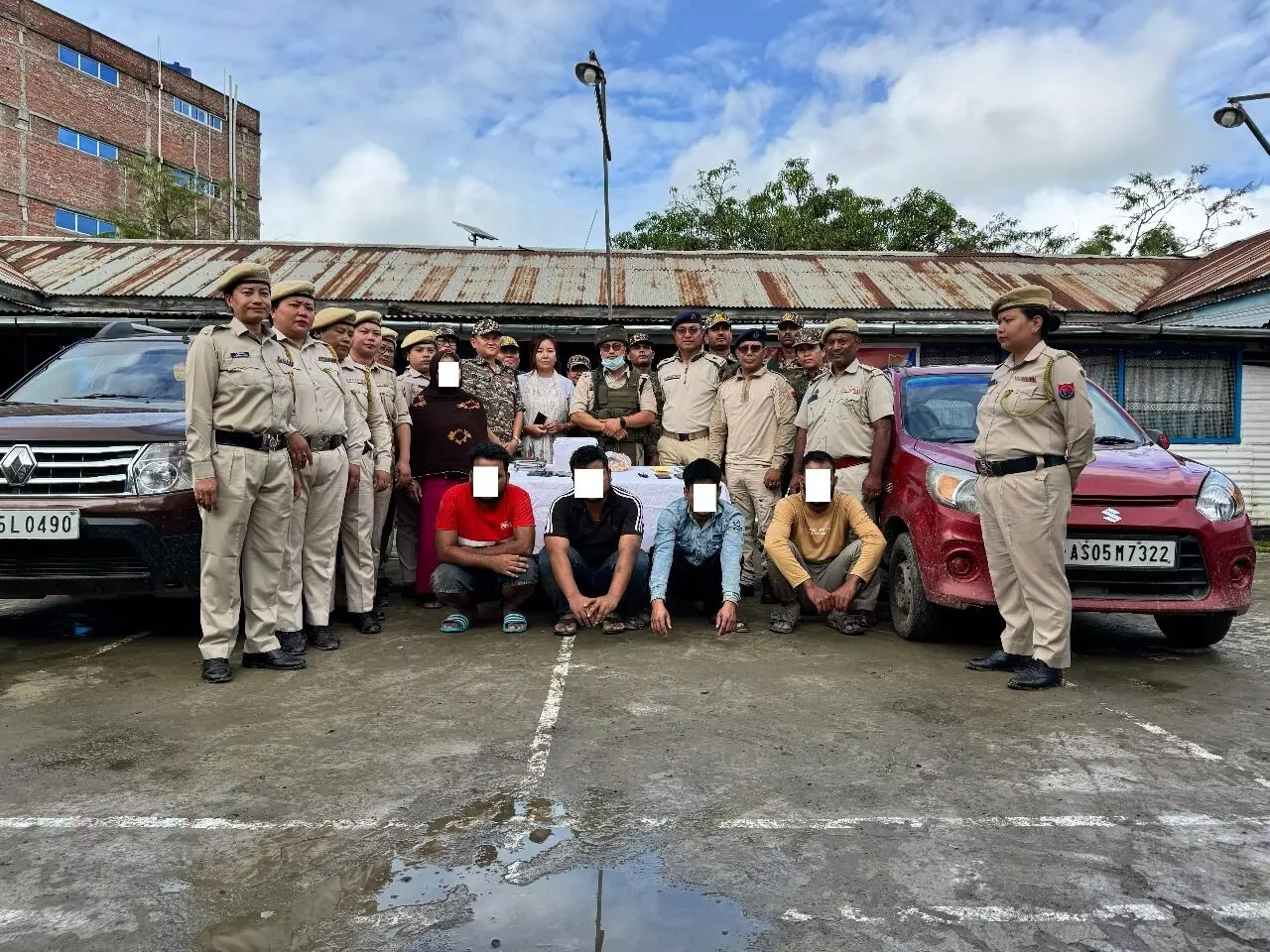 Five held with meth tablets worth Rs 1 Cr in Manipur