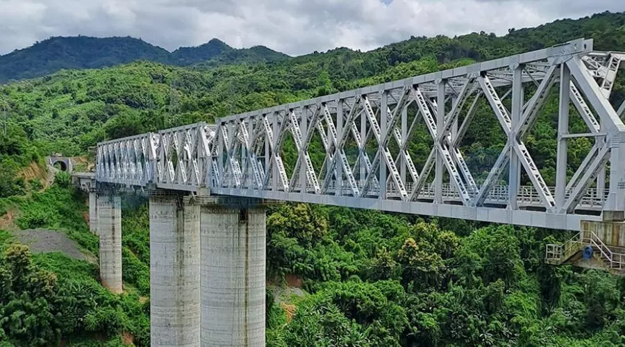 Final survey of Aizawl–Myanmar border rail line to be completed this year: NFR Final survey of Aizawl–Myanmar border rail line to be completed this year: NFR