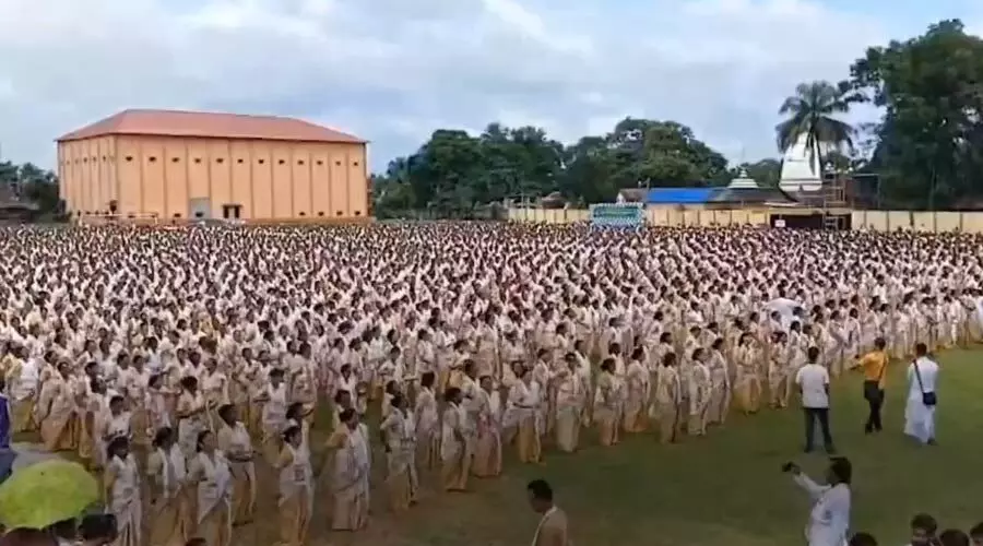 A chorus for Bhupen Da: 7,000 women sing ‘Manuhe Manuhor Babe’ in Howly