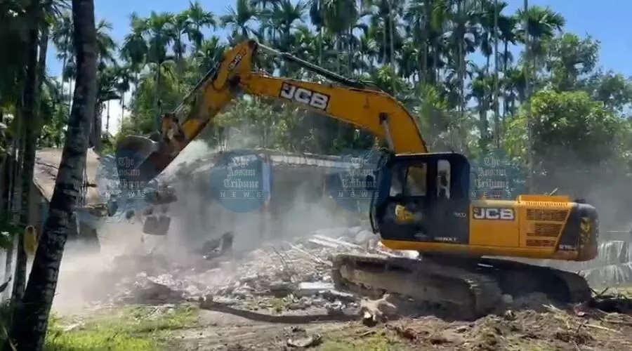 Eviction at Rengma forest enters 3rd phase; anguish among displaced, Nagas welcome move Eviction at Rengma forest enters 3rd phase; anguish among displaced, Nagas welcome move