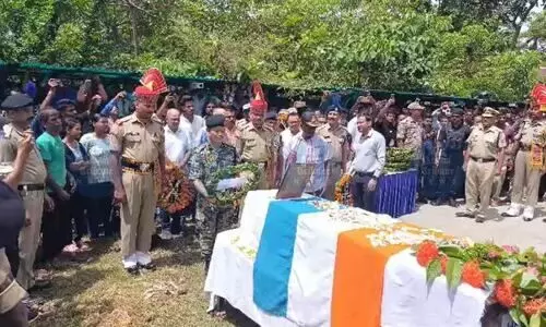 BSF Jawan Rajib Nunia’s mortal remains brought home to Cachar