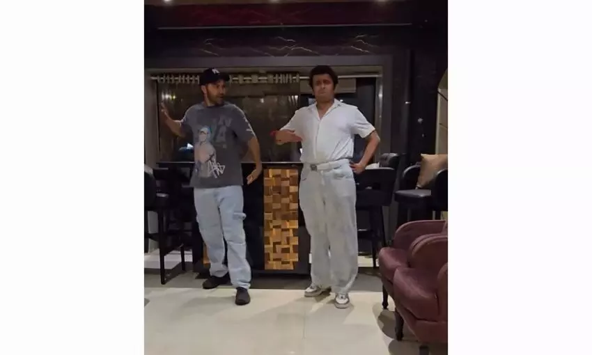 Sonu Nigam and Varun Dhawan show off their 90s style with a sneak peek of Bijuria