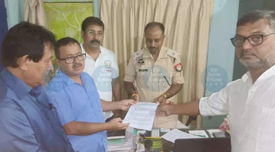 Assam Congress seeks FIR against BJP over protest outside Rajiv Bhawan Assam Congress seeks FIR against BJP over protest outside Rajiv Bhawan