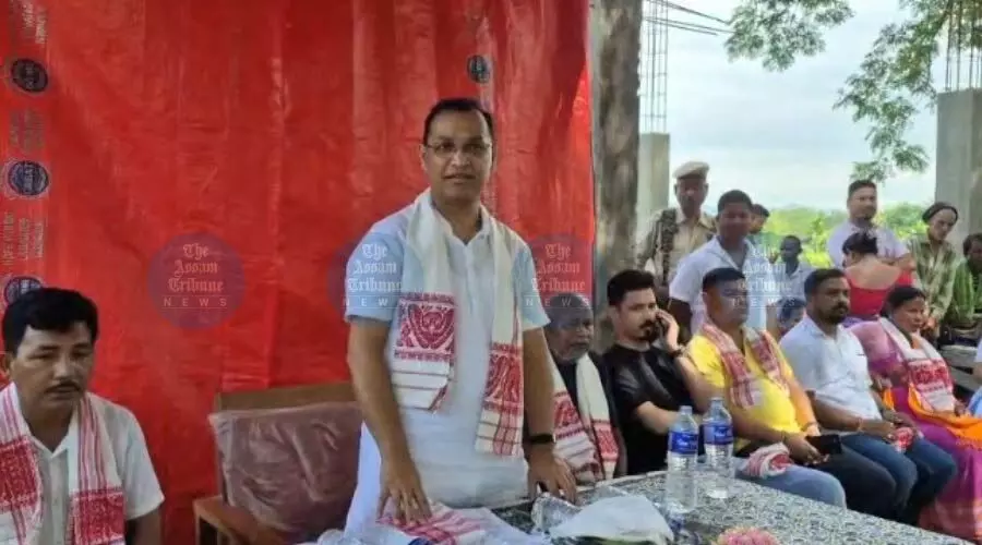 Uriamghat border row: Sarupathar MLA vows land protection, calls for peace, restraint Uriamghat border row: Sarupathar MLA vows land protection, calls for peace, restraint