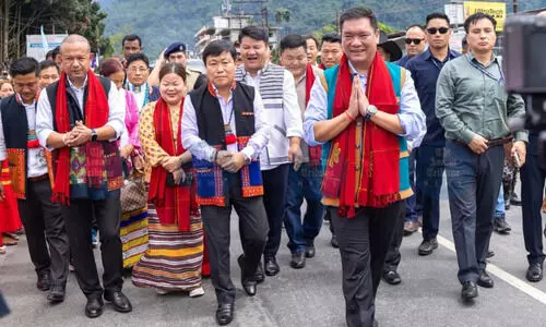CM Khandu joins Adi community’s Solung fest in Roing, inaugurates key projects