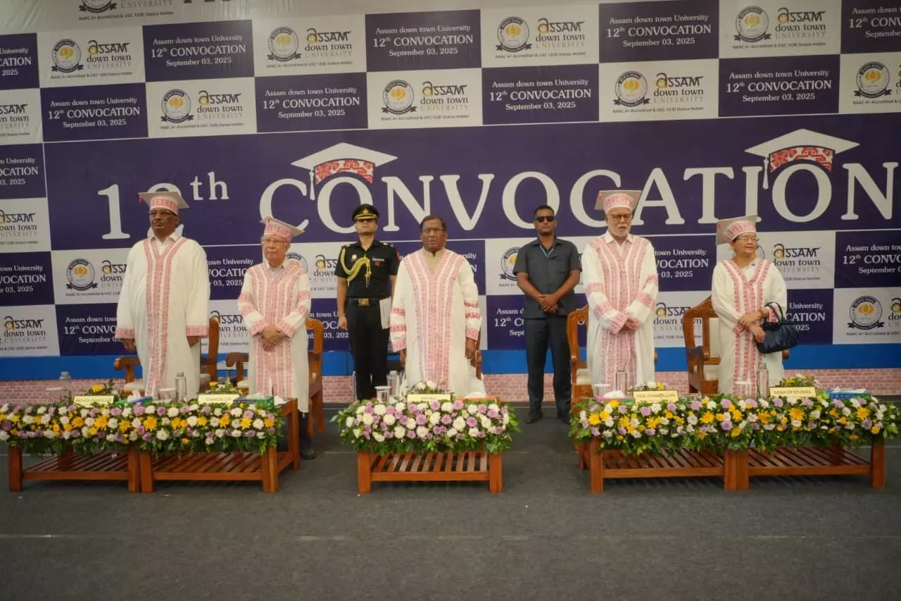 12th Convocation of Assam Down Town University Celebrates Achievement & New Beginnings