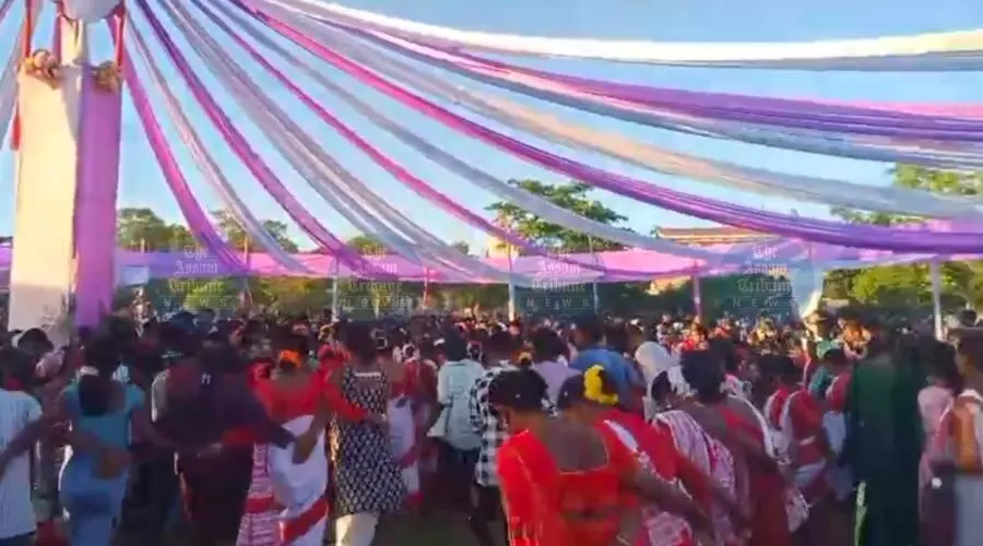 Karam puja observed in Dibrugarh tea estates with much pomp & gaiety