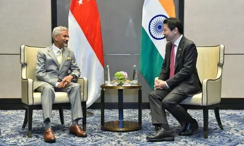 EAM Jaishankar meets Singapore PM Lawrence Wong ahead of key talks with PM Modi