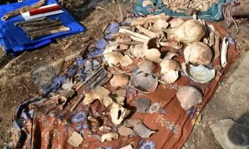 750-yr-old human skeletal remains unearthed in Mizoram cave, carbon dating confirms