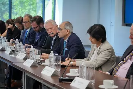 Indian envoy holds talks with US Congressman on bilateral relations, trade cooperation Indian envoy holds talks with US Congressman on bilateral relations, trade cooperation