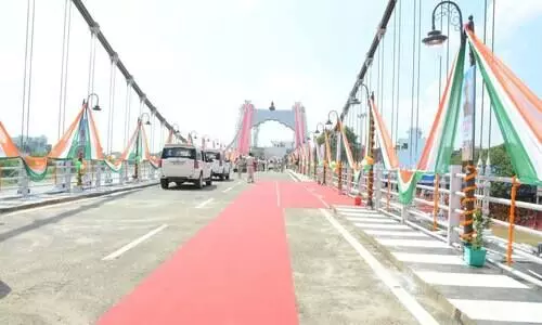 CM Nitish Kumar inaugurates Bihar’s first cable suspension bridge along with projects