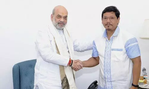 Meghalaya CM meets Amit Shah, pushes for ILP, cites illegal immigration concerns
