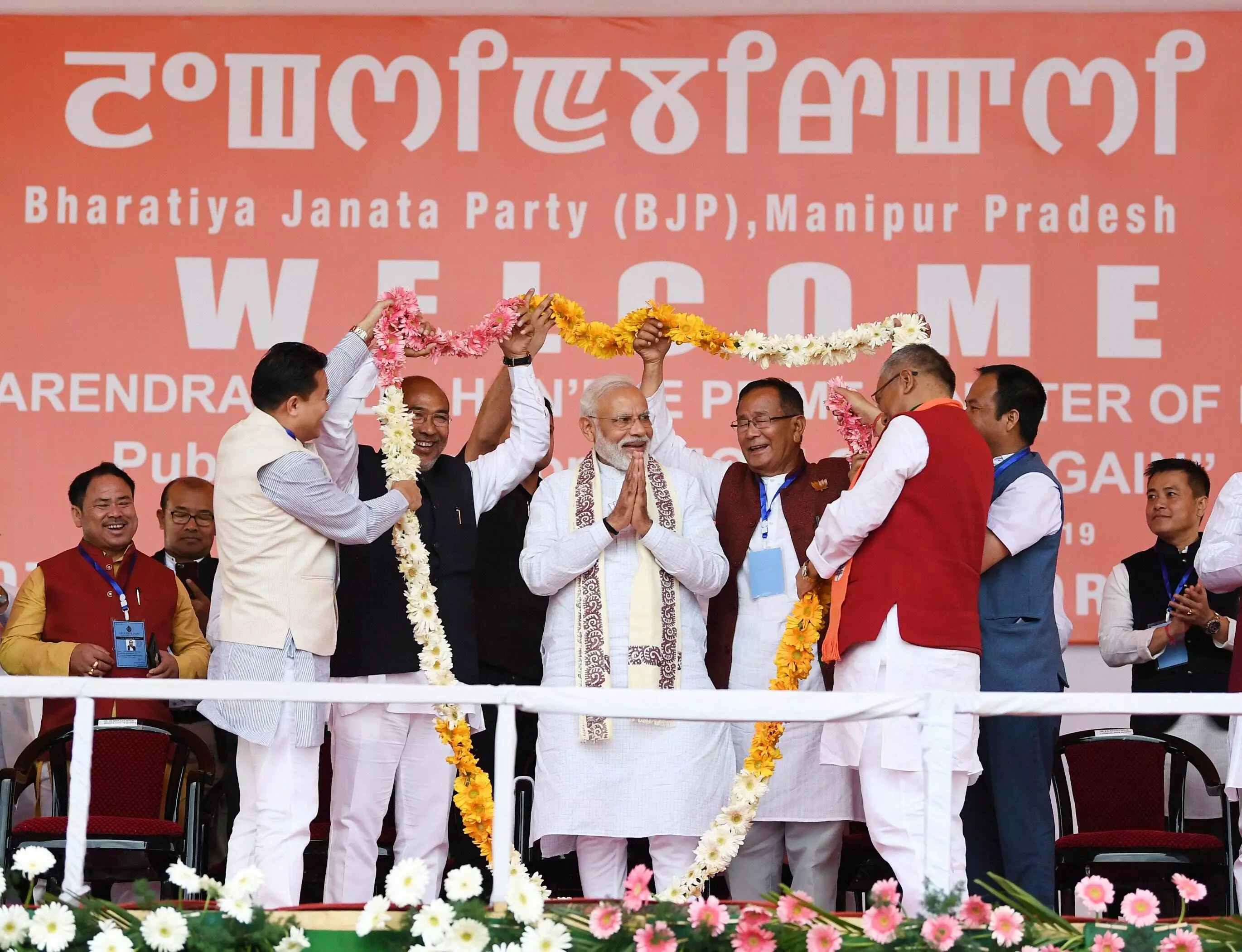 PM Modi to visit Manipur on Sept 13; 23 BJP MLAs meet Guv amid popular govt push