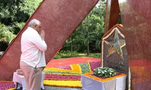 Gujarat CM Bhupendra Patel honours forest martyrs at state’s first Vanpal Memorial