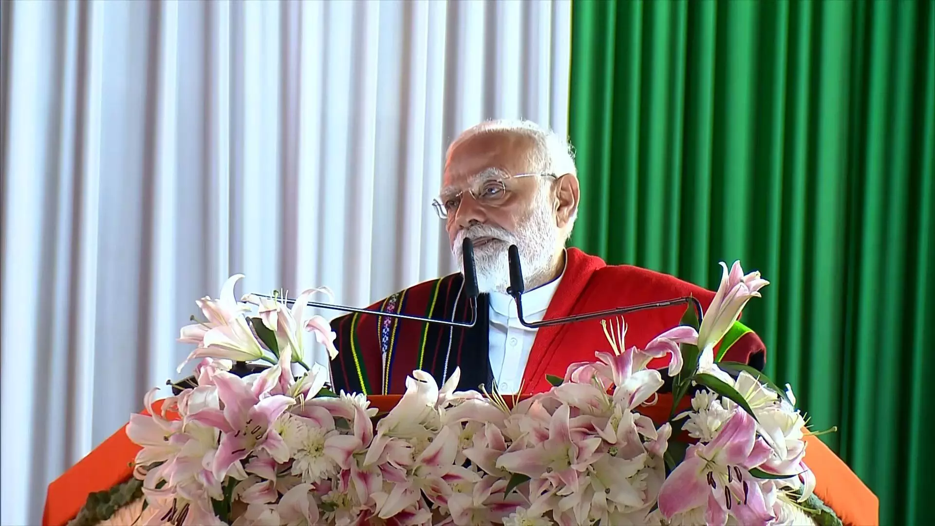 PM Modi unveils development projects worth over Rs 7,300 Cr in Manipur