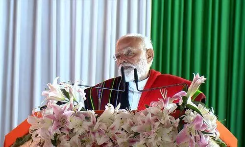 PM Modi unveils development projects worth over Rs 7,300 Cr in Manipur