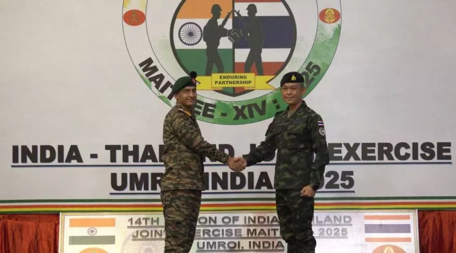 Indo-Thai troops conclude Exercise Maitree with validation drills in Meghalaya Indo-Thai troops conclude Exercise Maitree with validation drills in Meghalaya