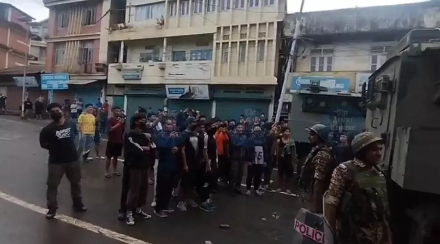 Churachandpur on edge as Zomi youth clash with security forces a day after PM’s visit Churachandpur on edge as Zomi youth clash with security forces a day after PM’s visit