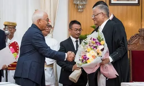 Justice M Sundar sworn in as tenth Chief Justice of Manipur High Court