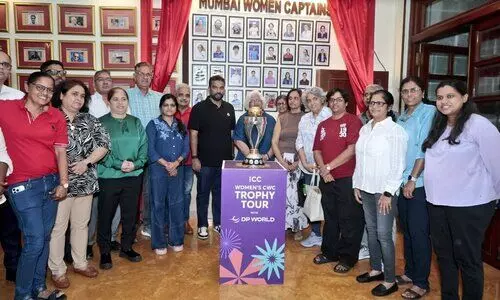 ICC Women’s ODI World Cup trophy arrives in Mumbai; MCA honours women captains