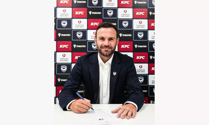 PL Legend Juan Mata Signs with Melbourne Victory for 2025/26 Season