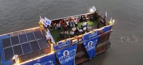 ‘Bistirna Parore’ cruise docks at Guwahati; hundreds honour Bhupen Hazarika’s legacy