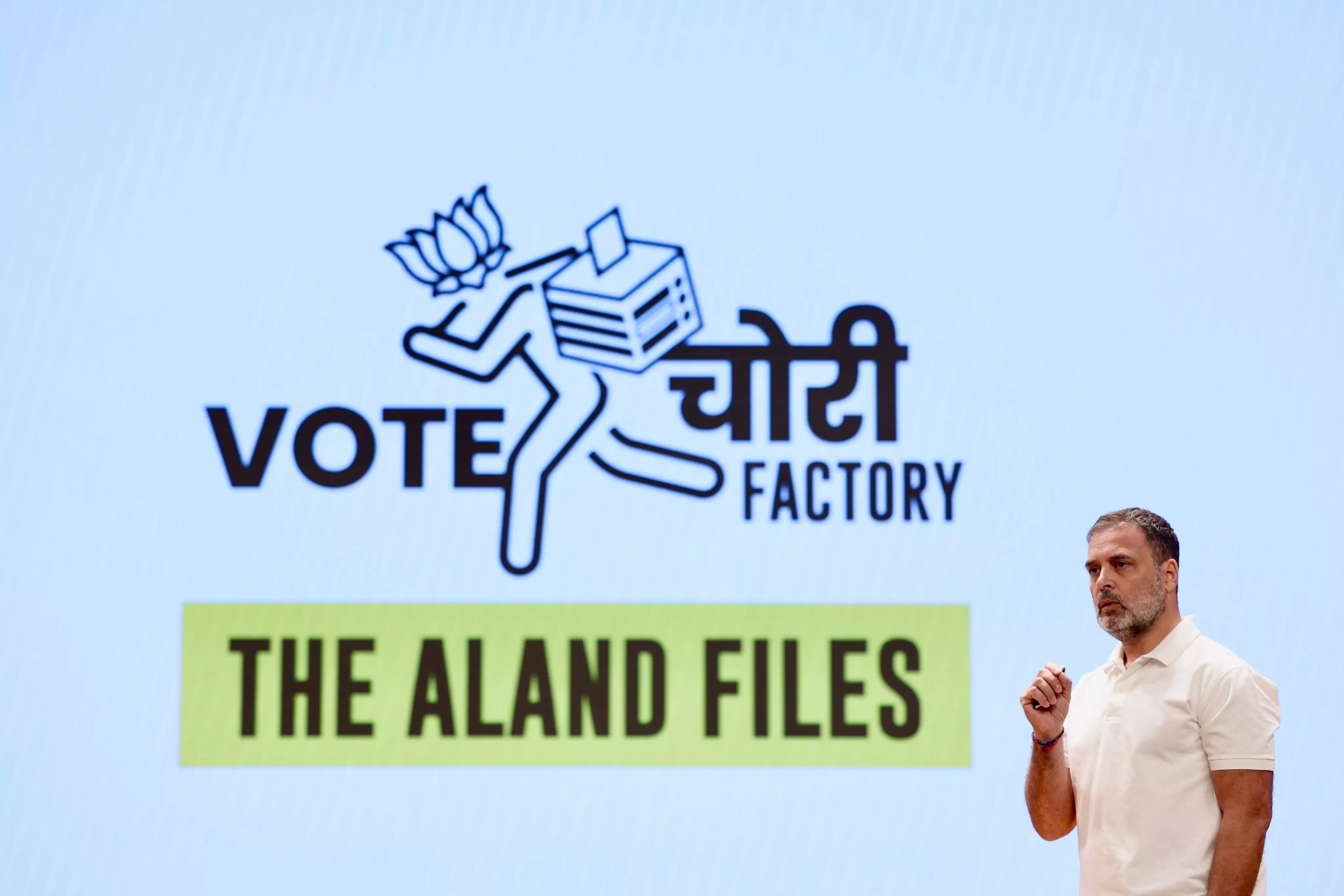 Rahul Gandhi accuses ECI of ‘shielding vote chors’; poll panel calls claim ‘baseless’