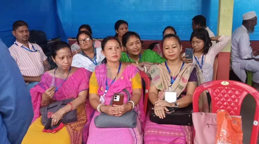 BTC polls: Udalguri district sets example with 100 fully female-staffed polling booths BTC polls: Udalguri district sets example with 100 fully female-staffed polling booths
