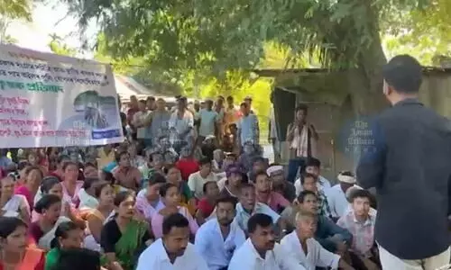 Golaghat locals resume protest against Nagaland’s palm oil plantation in Merapani