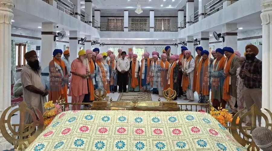 Foreign tourists experience Sikh traditions at Dhubri Gurdwara during Assam cruise