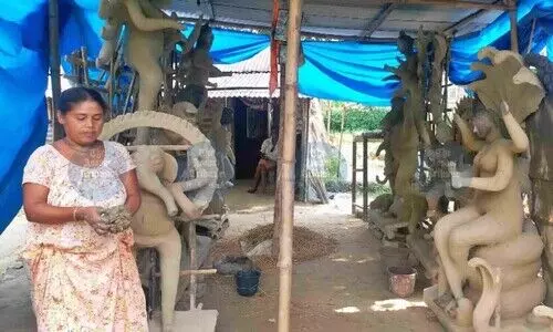 Over 6 yrs of idol making tradition; Behali’s widow keeps her husbands’ legacy alive