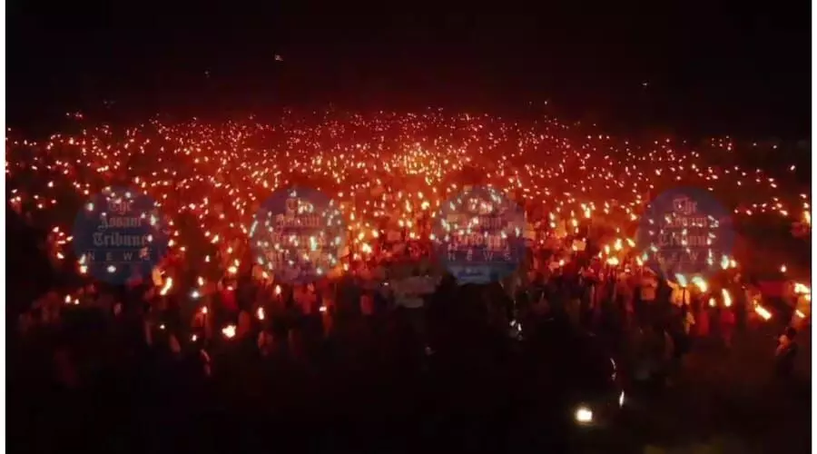 Over 10,000 rally in Sadiya over ST status for Tai Ahom; govt warned of fallout Over 10,000 rally in Sadiya over ST status for Tai Ahom; govt warned of fallout