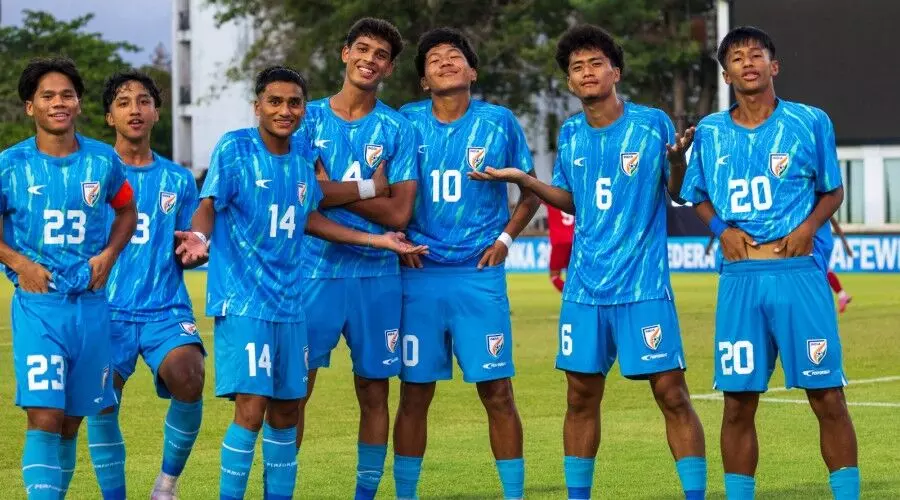 India wins record seventh SAFF U17 title, beating Bangladesh 4-1 on penalties India wins record seventh SAFF U17 title, beating Bangladesh 4-1 on penalties