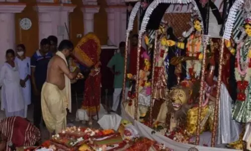Tripura’s 149-year-old royal Durga Puja Durgabari Temple continues with state patronage