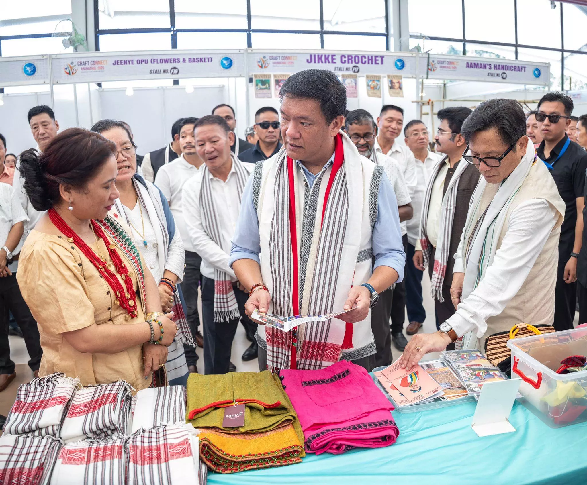 Arunachal’s tribal attires, handicrafts winning hearts across India: CM Khandu