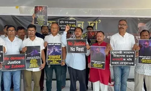 Raijor Dal begins indefinite Guwahati sit-in, demands justice in Zubeen Garg’s death