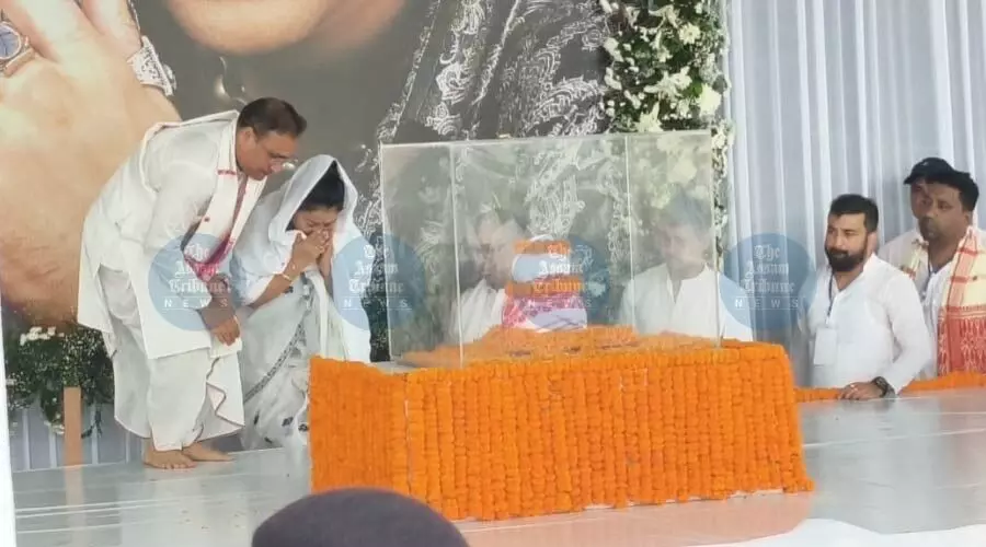 Rain-soaked Jorhat Stadium turns into sea of homage for Zubeen Garg