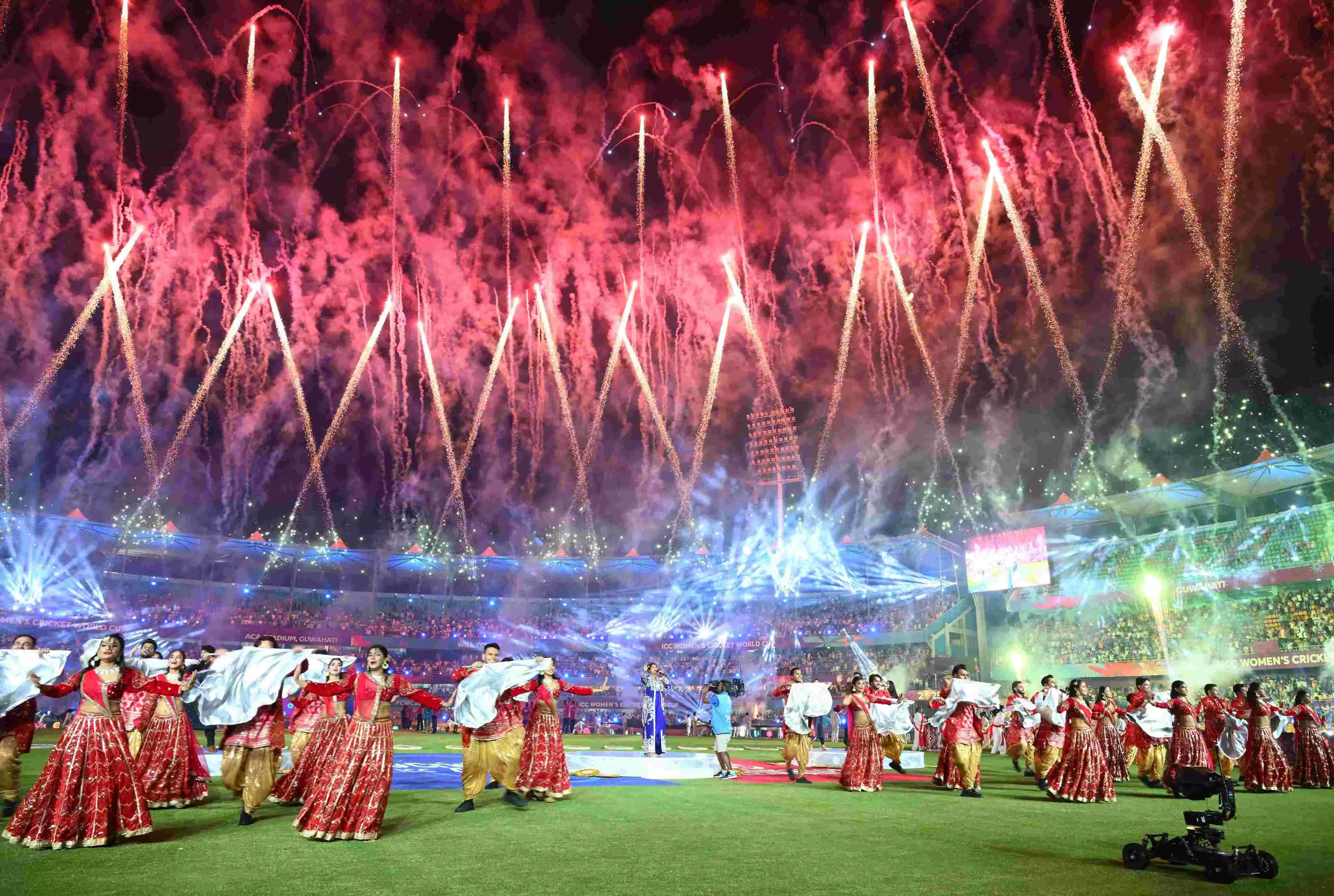Record 22,843 fans attend ICC Women’s WC opener in Guwahati, breaks group-stage record