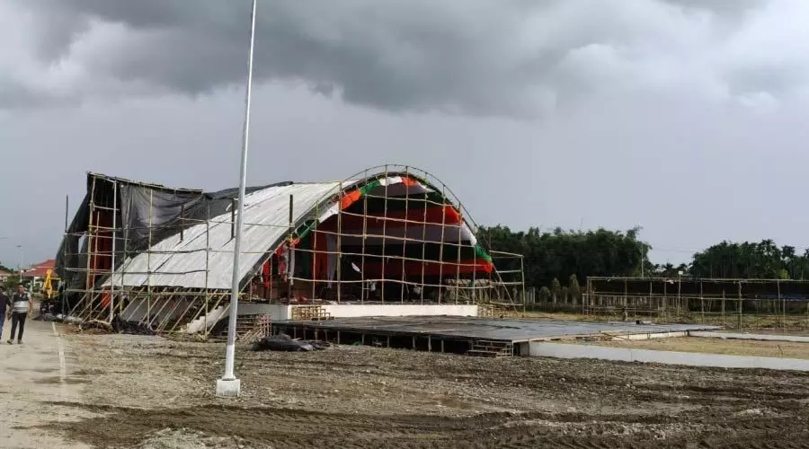 Preparations in full swing for swearing-in of 5th BTC executive council in Kokrajhar Preparations in full swing for swearing-in of 5th BTC executive council in Kokrajhar