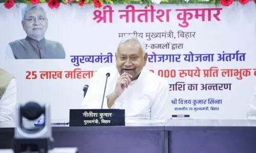 Nitish Kumar credits Rs 10,000 each to 25 lakh women under Mahila Rojgar Yojana