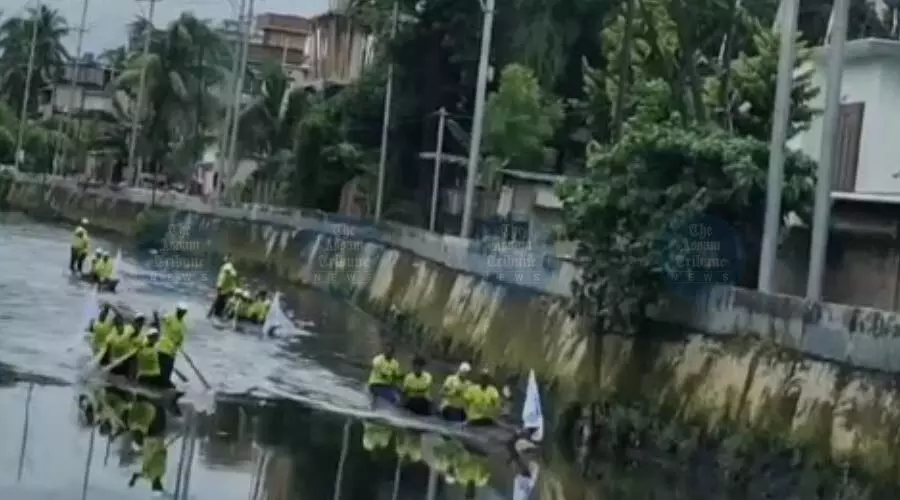First-ever Bharalu River boat race highlights campaign to reclaim Guwahati’s lost river