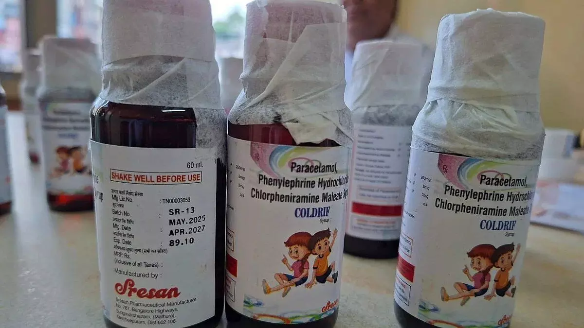 Arunachal bans on Coldrif cough syrup after Madhya Pradesh child deaths